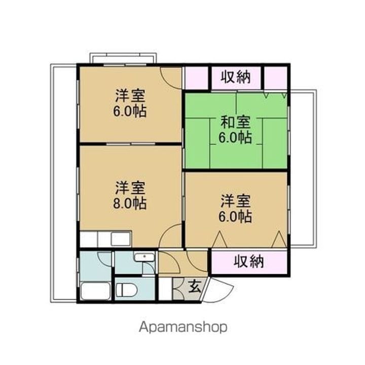 佐々木マンションの間取り