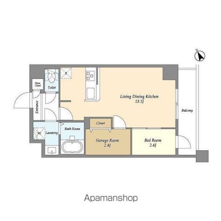アルファコート曳舟2の間取り