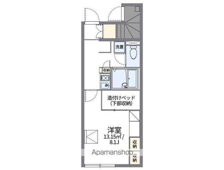 レオパレスクオーレの間取り