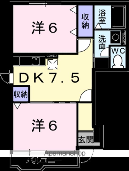 コンフォルヴィラの間取り
