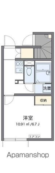 レオパレス水門町109の間取り