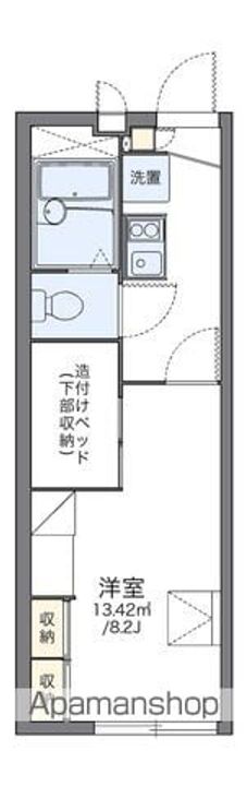 レオパレス蘭の間取り