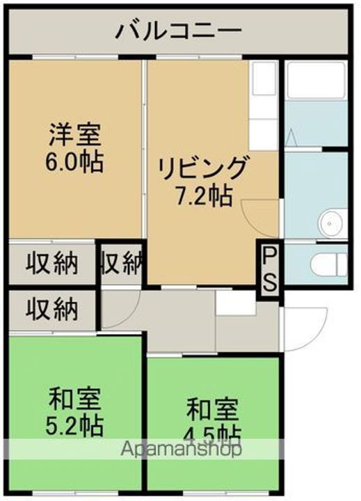 メゾン・ド・シャモニー207の間取り