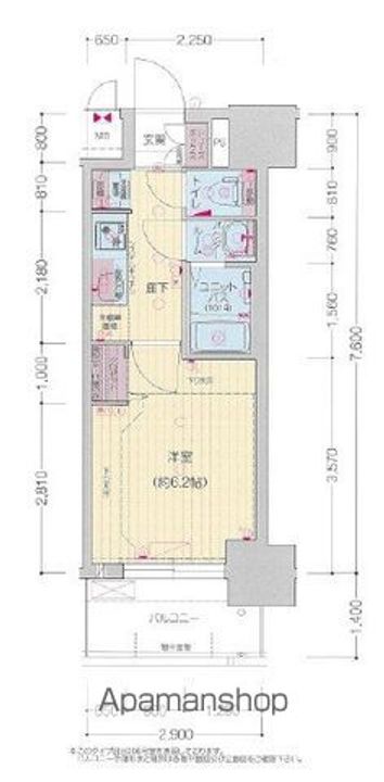 プレサンス太閤通駅前デュプルの間取り