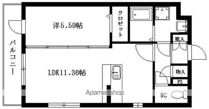 シャテロ巴の間取り