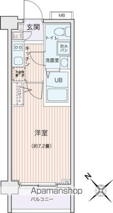 エコロジー都立大学レジデンスの間取り