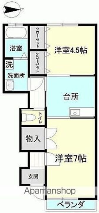 ジオ・イースト201の間取り