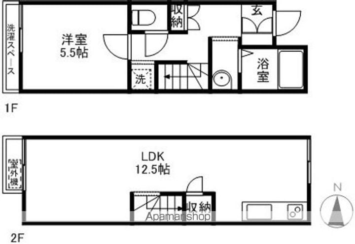 レオネクストシャムロックの間取り