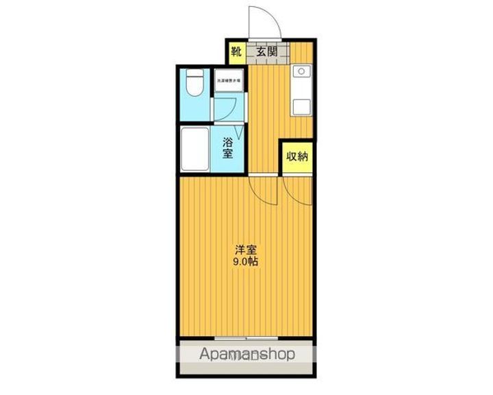 福島県郡山市堤1丁目の賃貸マンションの間取り