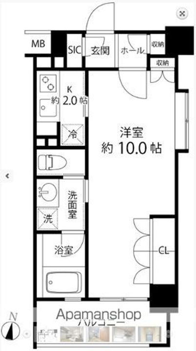 リリエンベルグ目白壱番館の間取り
