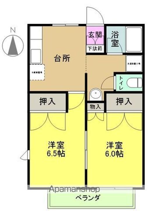 マンションハウスパートⅢ203の間取り