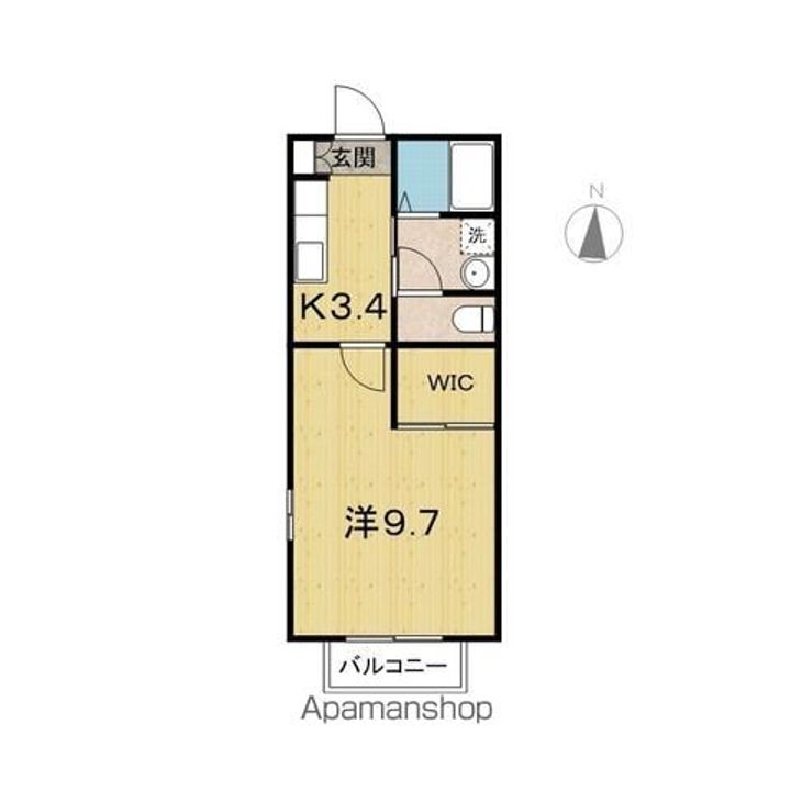 アステールⅡ201の間取り