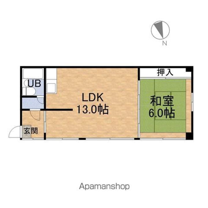 日の出ビル201の間取り