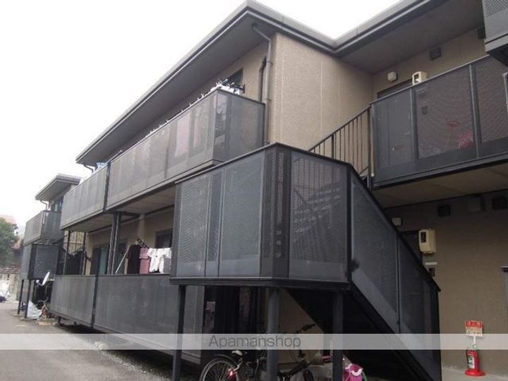 岡山県岡山市中区湊の賃貸アパートの外観