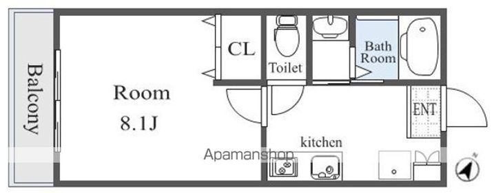 NOSSAめじろ台105の間取り