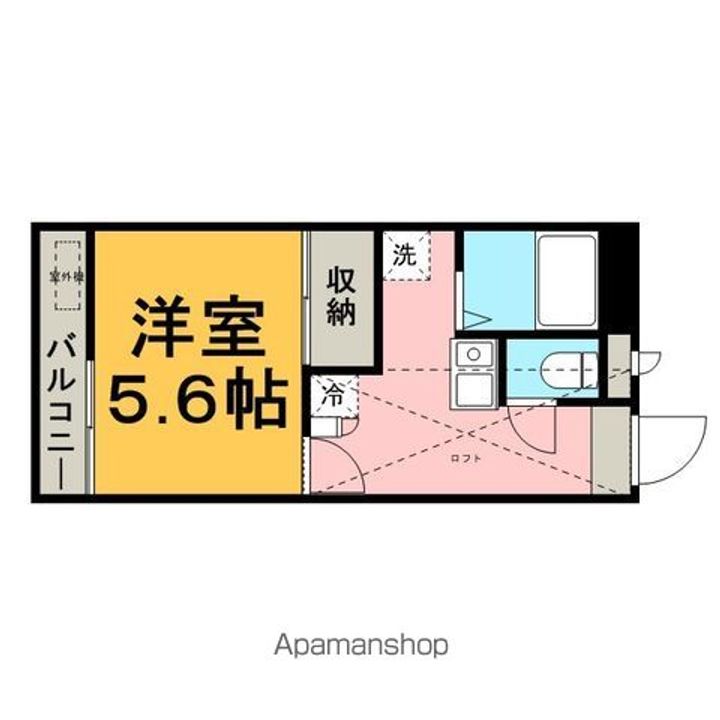 レオパレススプリングBの間取り
