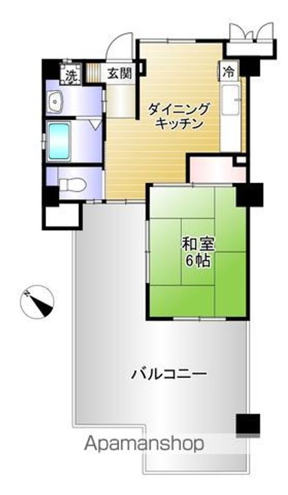 神奈川県川崎市宮前区有馬2丁目の賃貸マンションの間取り