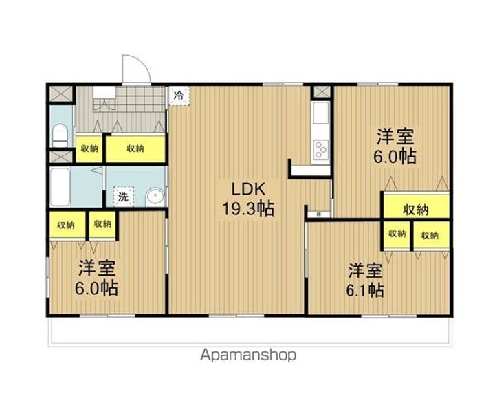 コーポ小林Ⅳ508の間取り