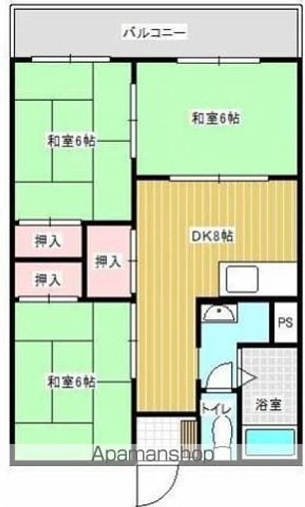サンコーポシライシの間取り