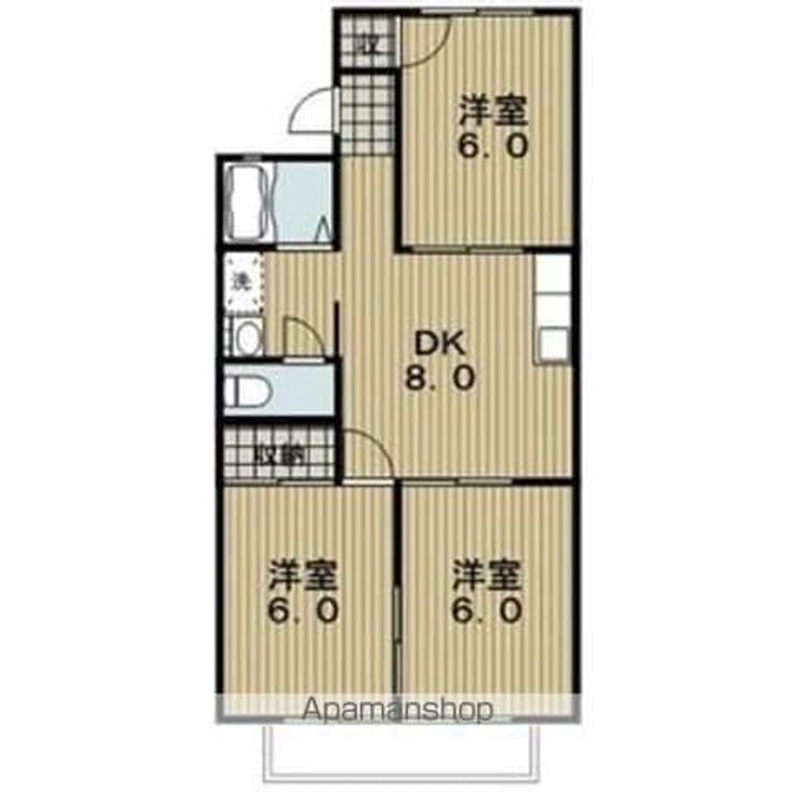 シャトル緑ヶ丘IIの間取り