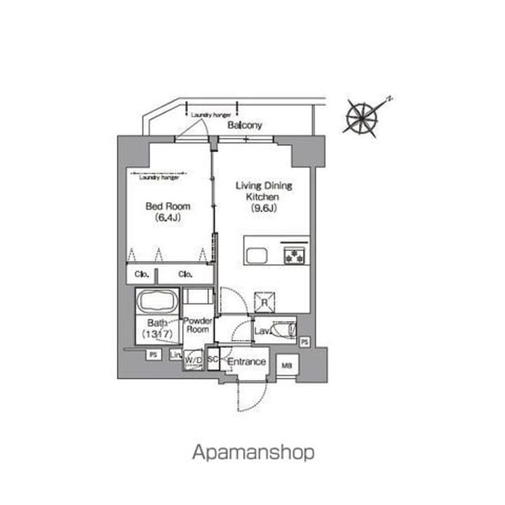 HF押上レジデンスの間取り