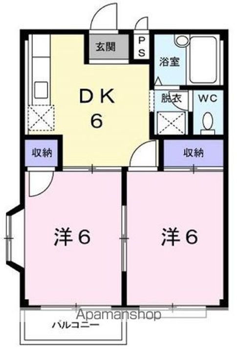 エクセレントシャトー201の間取り