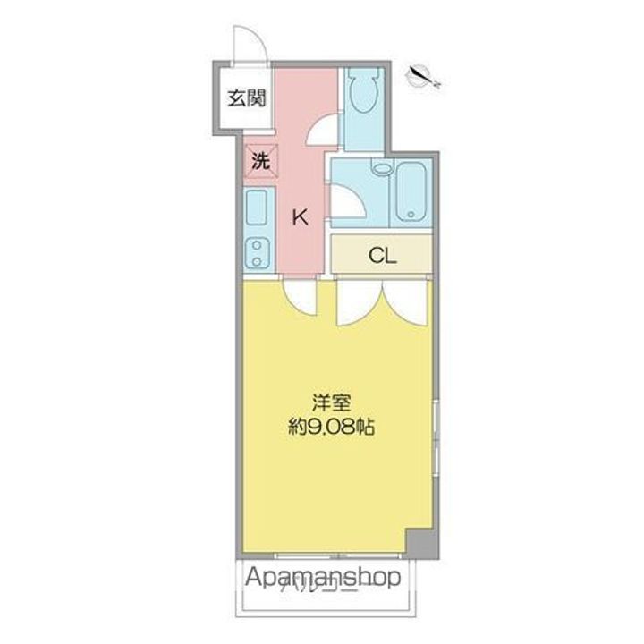 愛知県名古屋市名東区一社3丁目の賃貸マンションの間取り