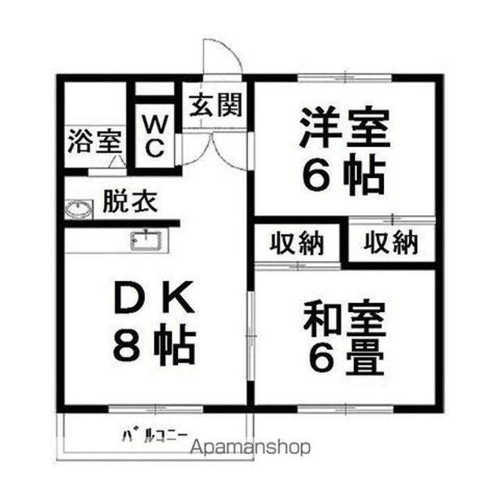 イーストプラザ303の間取り