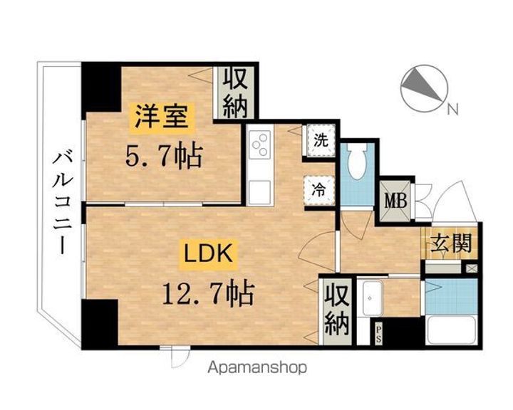 HILLS八王子台町602の間取り