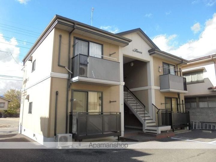 長野県松本市北深志2丁目の賃貸アパートの外観