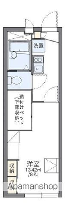 レオパレスセジュールの間取り