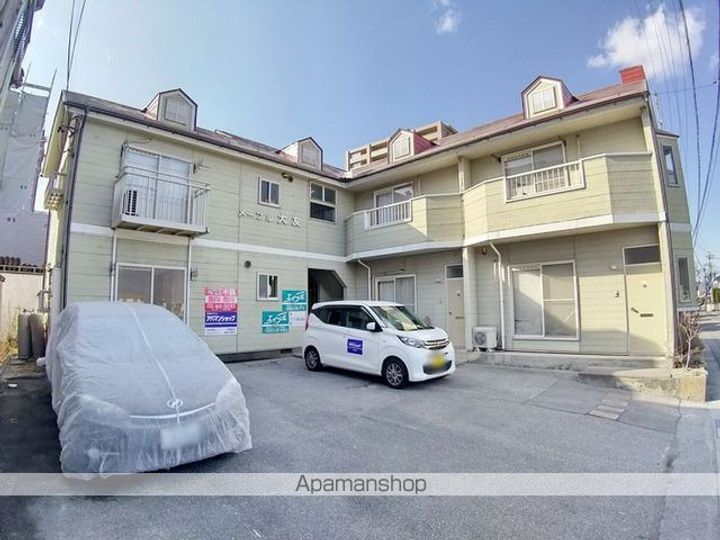 長野県松本市高宮東の賃貸アパートの外観