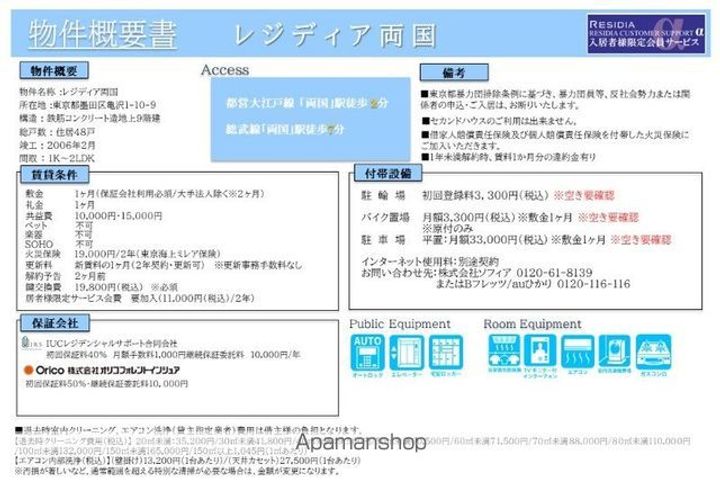 レジディア両国のその他画像