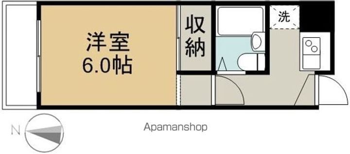 ハイツひまわり306の間取り