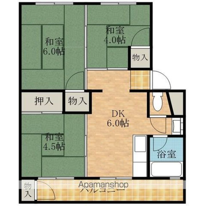 コープ泉風苑206の間取り