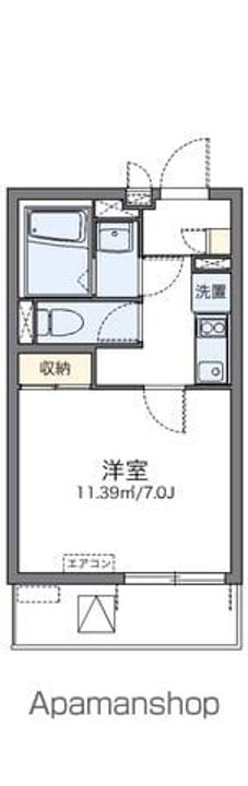 東京都杉並区堀ノ内3丁目の賃貸マンション402の間取り