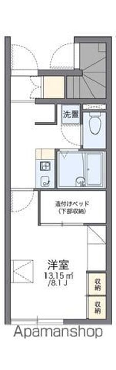 レオパレスアンクル サムの間取り