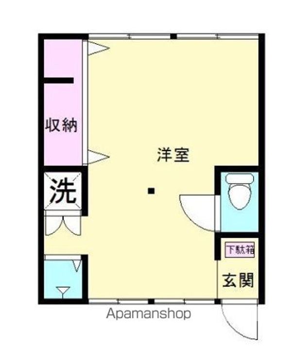 東田荘B棟の間取り
