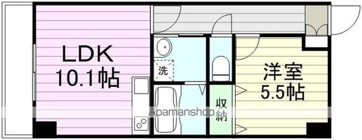 アークデュオ仙台宮町の間取り