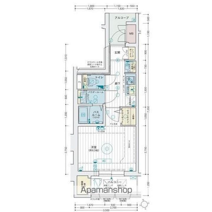 エステムコート名古屋葵(アオイ)の間取り