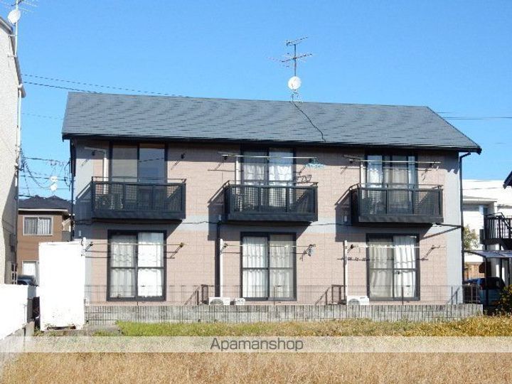 岡山県岡山市北区青江1丁目の賃貸アパートの外観