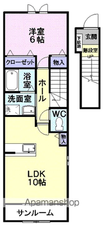 プロムナード M・Tの間取り