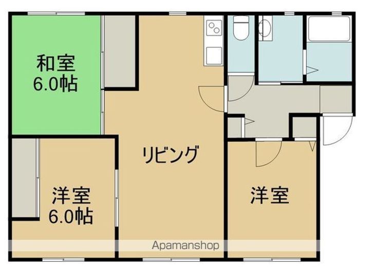 吉田HDSハイムA棟203の間取り