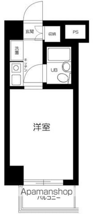 東京都新宿区西落合3丁目の賃貸マンションの間取り