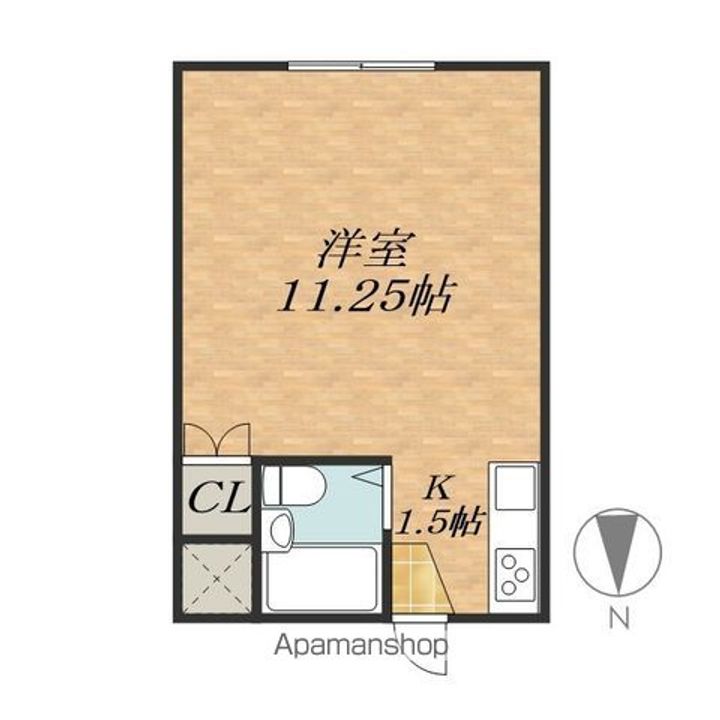 コーポリバーストーンの間取り