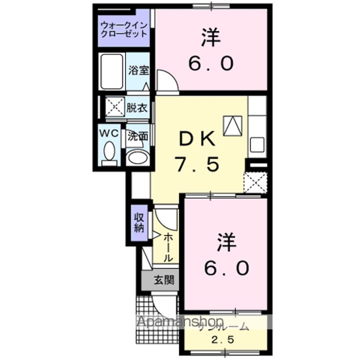 プレミアムガーデンの間取り