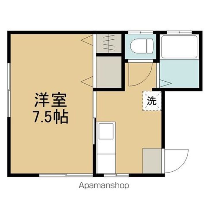 コーポ東香202の間取り