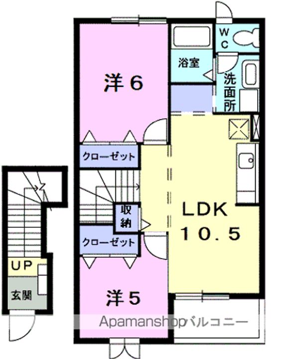 メゾン田園サーティⅡの間取り