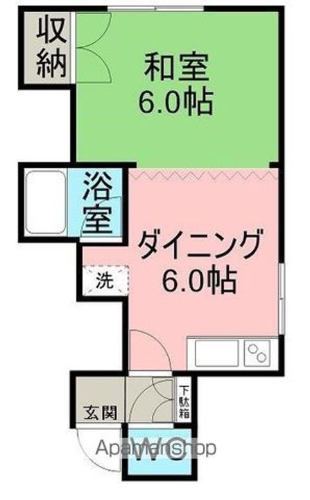 北海道網走市南五条西2丁目の賃貸マンションの間取り