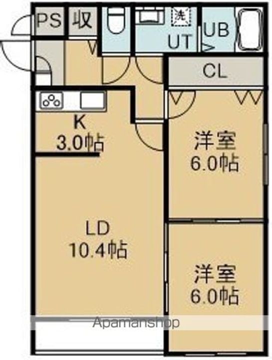 ミユ港町三丁目の間取り